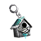 Snowy Birdhouse Charm