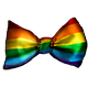 Rainbow Bow Tie
