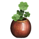 Gryffindor Pot of Clover