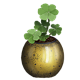 Hufflepuff Pot of Clover