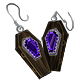 Coffin Earrings