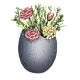 Blooming Eggshell Vase