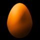 Orange Easter Egg