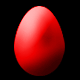 Red Easter Egg