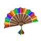 Rainbow Fan
