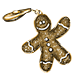 Gingerbread Man Charm