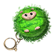 Green Pygmy Puff Charm