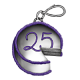 HEX 25th Birthday Cake Charm