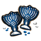 Menorah Cookies
