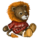 Winter Lion Plushie