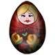 Gryffindor Matryoshka Egg