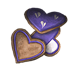 Purple Heart Cookies