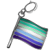 Pride Flag Charm - Gay