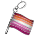 Pride Flag Charm - Lesbian