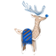 Ravenclaw Paper Reindeer