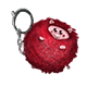 Red Pygmy Puff Charm
