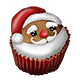 Santa Cupcake