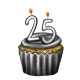 Silver Cupcake