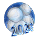 Snowball Fight 2023 Pin