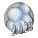 Snowball Fight 2023 Pin - Silver