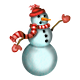 Gryffindor Snowman