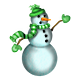 Slytherin Snowman