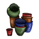 Sprout's Collection of Flowerpots
