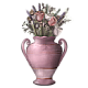 Vase of Dried Flowers