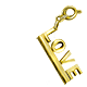 Gold Love Charm