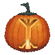 Z or R (Algiz)  Pumpkin