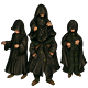 Slytherins Dressed as Dementors
