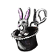 Rabbit in a Hat Charm
